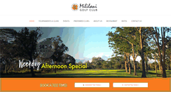 Desktop Screenshot of mililanigolf.com